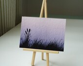 ACEO Original painting - Lakeside - watercolor