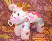 How to make a cow from Diapers. Diaper Cake Keepsake. Mothers Day, or just a GR8 baby shower gift