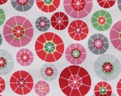 CLEARANCE  Rainy Days and Mondays for Riley Blake - Umbrella Tops in Pink - 1 yard listing