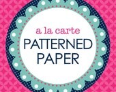 Printable PATTERNED PAPER