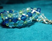 Winter's Bliss- Blue Crystal Bracelet