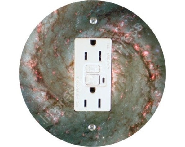 Whirlpool Galaxy Space GFI Outlet Plate Cover