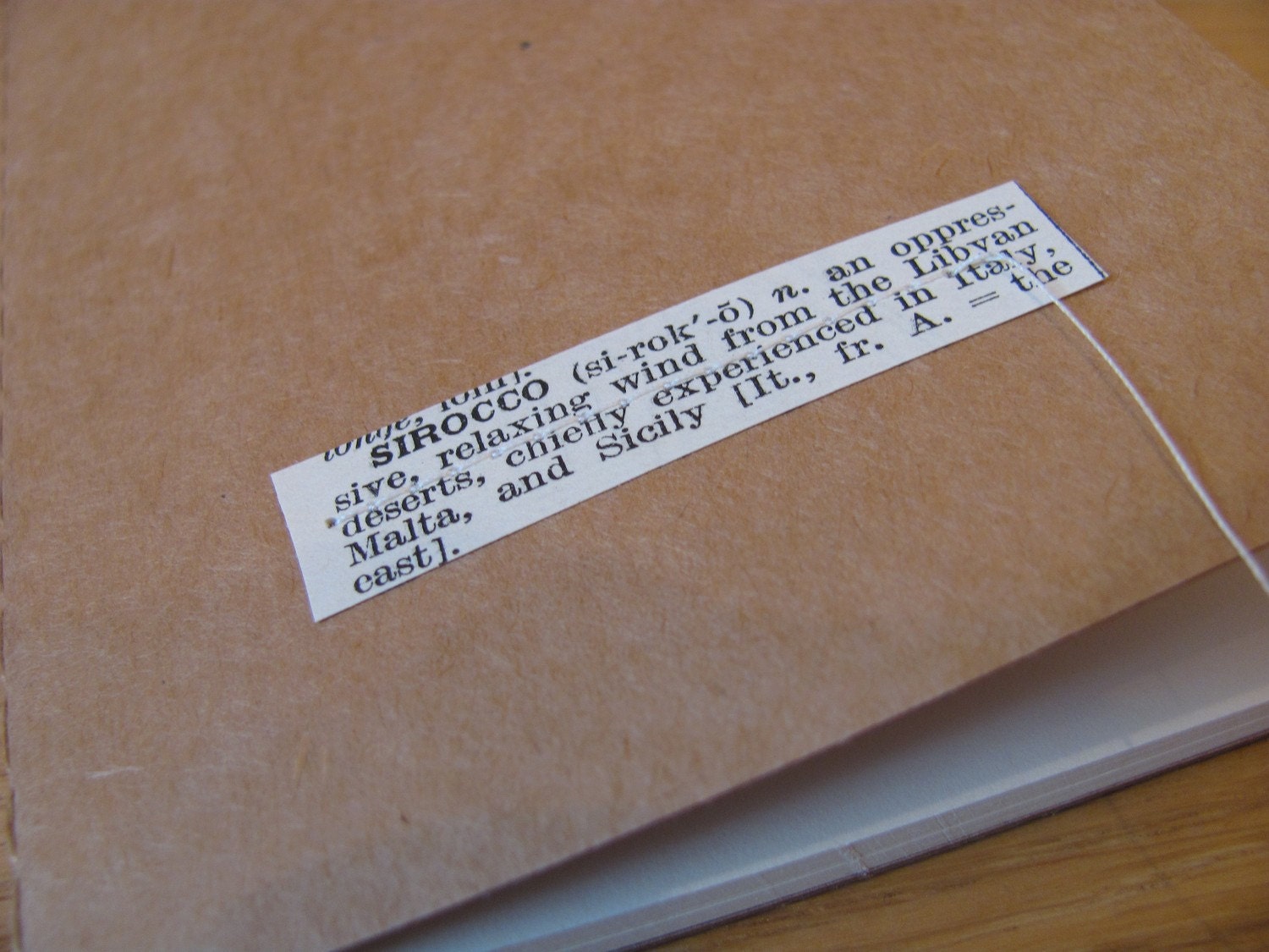 Vintage dictionary small notebook - Sirocco - Moleskine