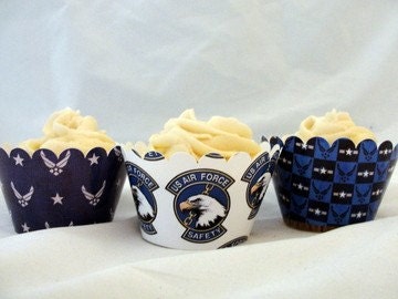 Air Force Cupcake Wrappers