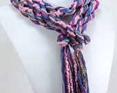 Summertime - EcoCessory Skinny Scarf - Super Long, Vegan, Eco Friendly
