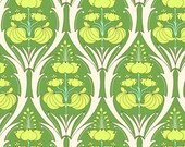 Passion Lily Fern Laminated Cotton by Amy Butler - Yardage