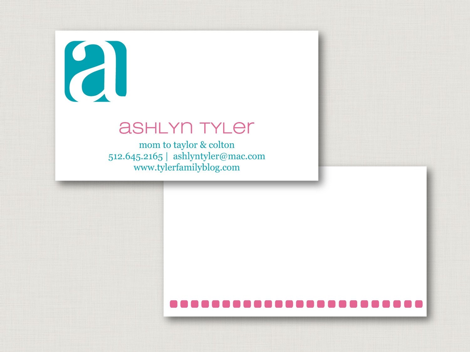 Initial Monogram Business Cards Customized by You