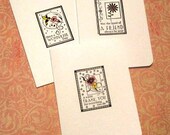 Handmade Stamped Inspirational Greeting Cards-Friend, Thank You, Wonderful Day-Set of 3