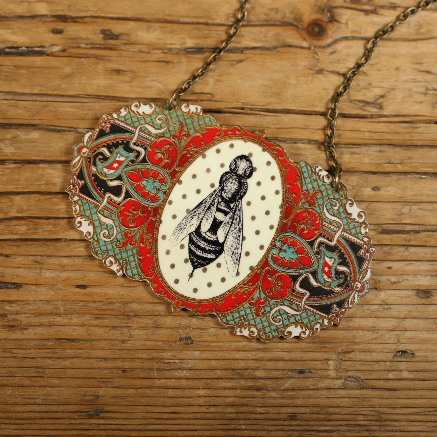 Victorian Bee Necklace