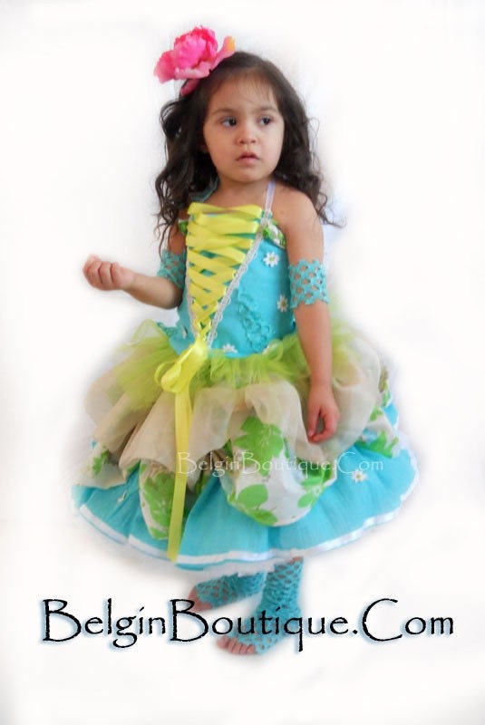 Pageant Casual Wear Ocean Spring Summer Easter custom size 12m 2 3 4 5 6 7 8 9 10 belginboutique