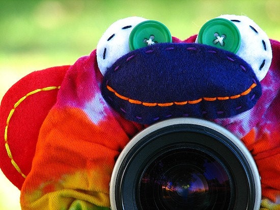 Ready to Ship -- Limited Edition Tie Dye MONKEY Lens Pet for your camera