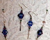 Lampwork Glass Necklace and Earrings Set