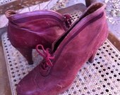 SALE - Designer Lace-Up Booties - sz 9