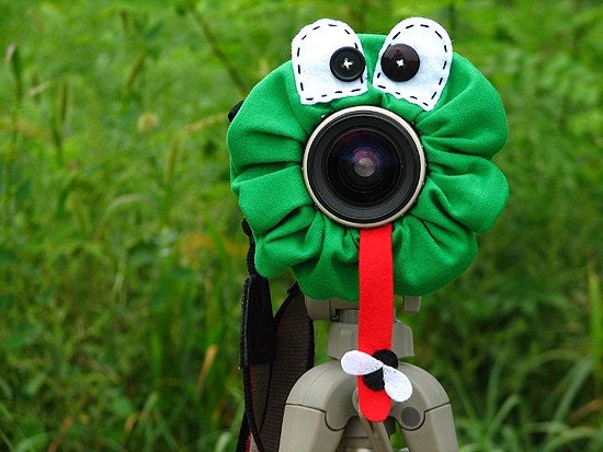 custom large FROG Lens Pet for your camera