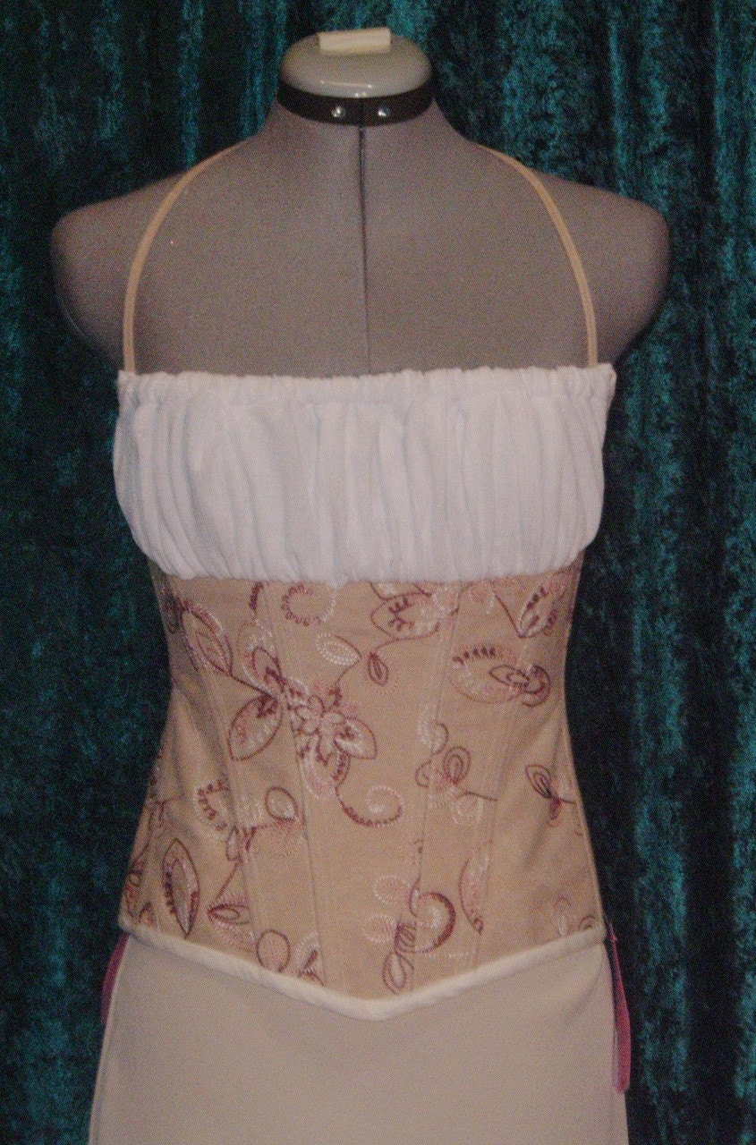 Bohemian Underbust Peasant Top Corset