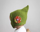 iddy Biddy Pixie Bonnet - Spring Green