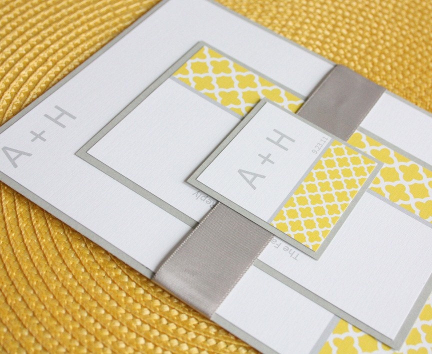 Printable Personalized Invitation Mini Suite- Abigail Collection