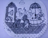 Bjorn Wiinblad Vintage Ceramic Wall Plate
