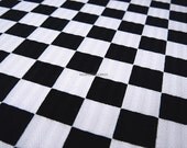 Racing Check - Cotton Corduroy - Black and White - EK-QS38200A