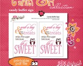 Tahiti Girl Candy Buffet Sign by six chicks designs
