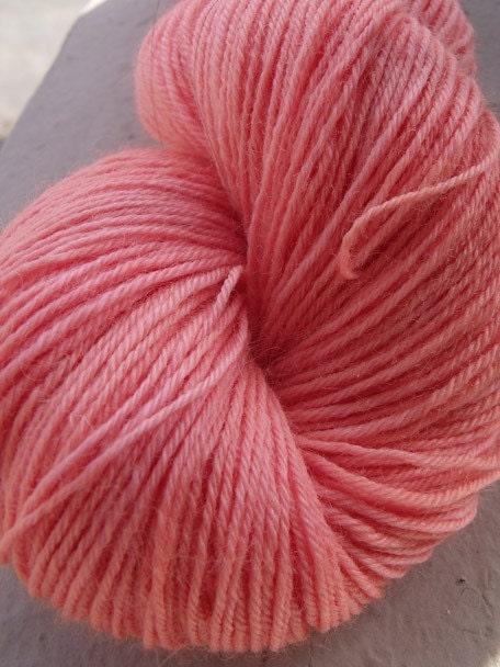 100% Superwah BFL in Tangerine