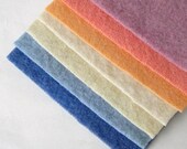 Wool fabric felt 6x6' recycled squares craft embellisher