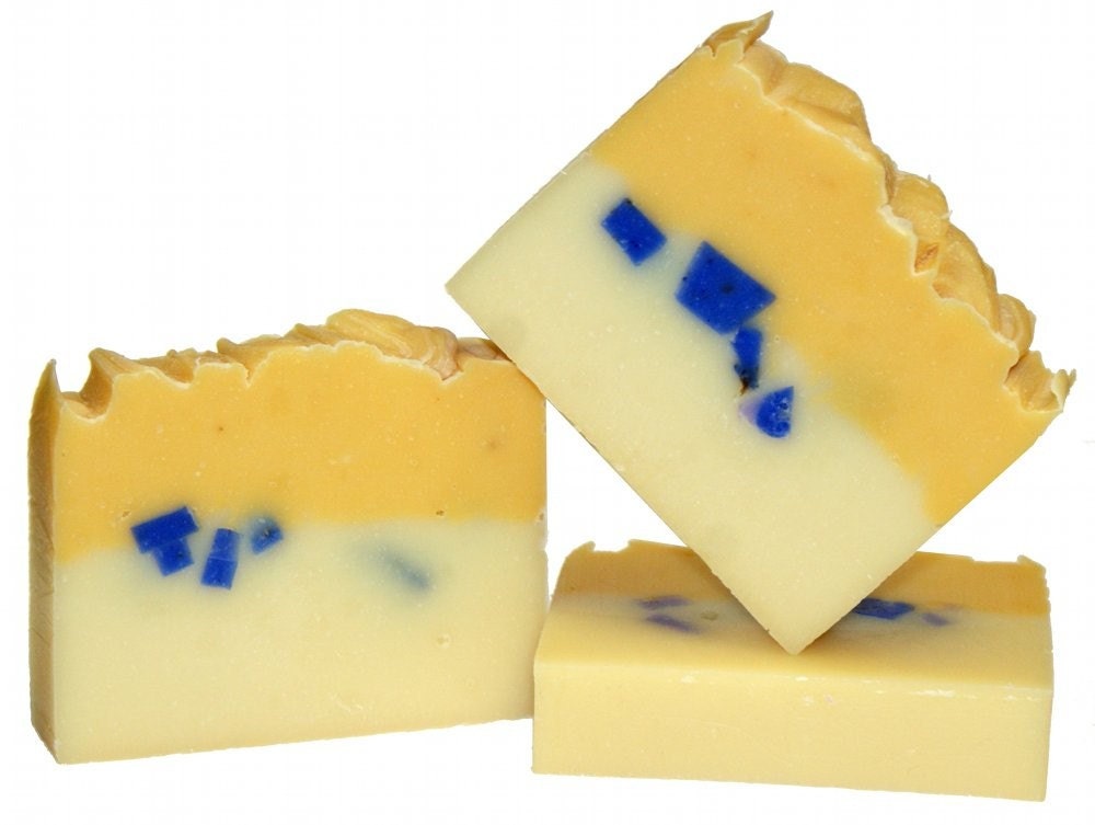 Shea Butter Soap - Summer Honeysuckle - Handmade Morning Glory and Honeysuckle Scented Soap, 4oz. - SALE