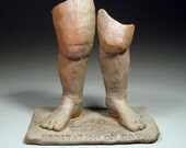 Meditation on Going - Woodfired Ceramic Sculpture