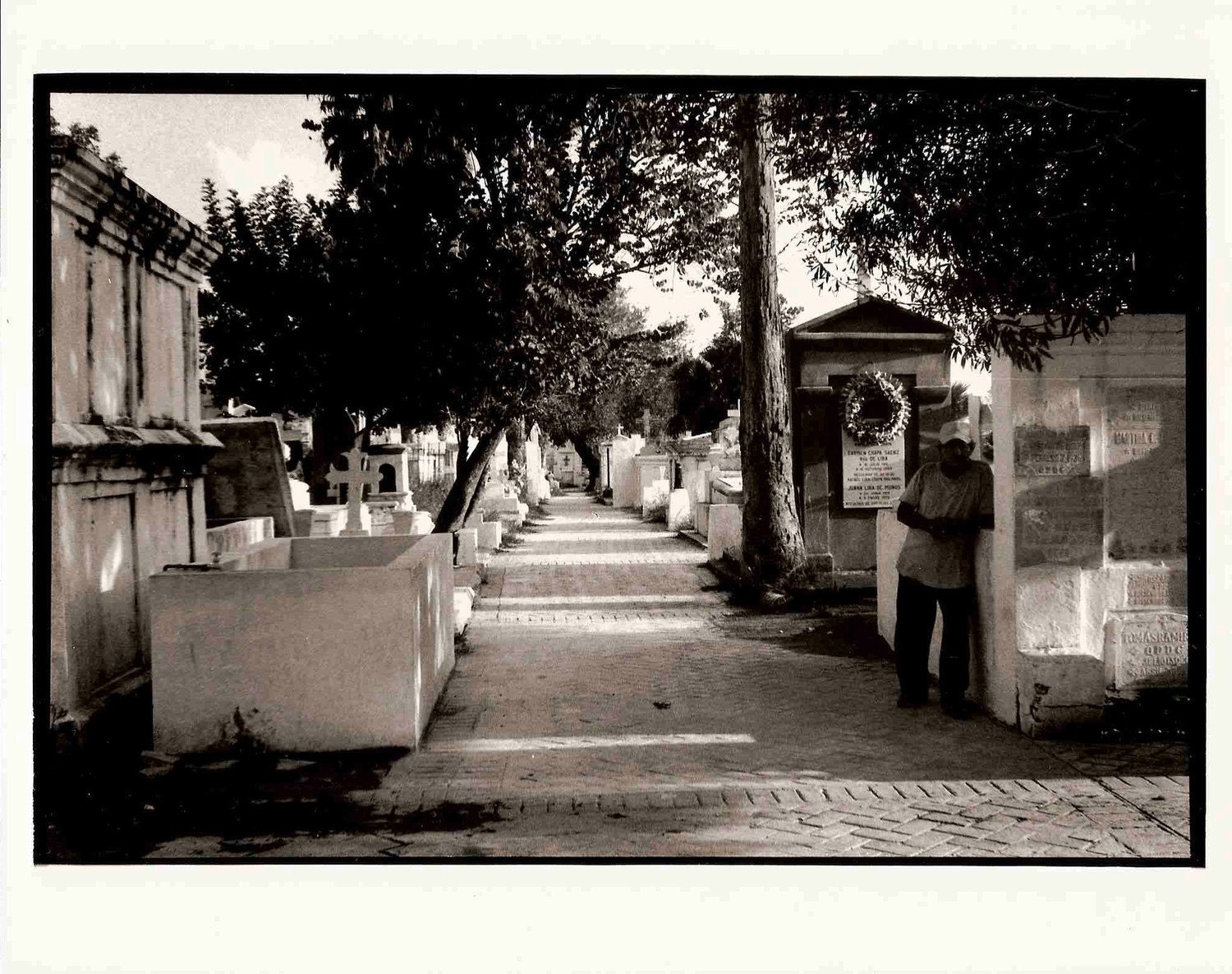 Gravekeeper - Black and White Photo - Silver Gelatin Print