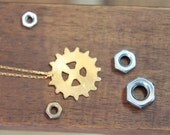 Gear necklace