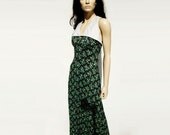 Vintage Maxi Dress 1970s Maxi Summer Long 70s Dress / xs