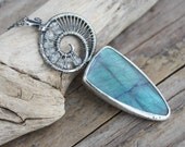 Nouveau Glow - Sterling Silver Necklace