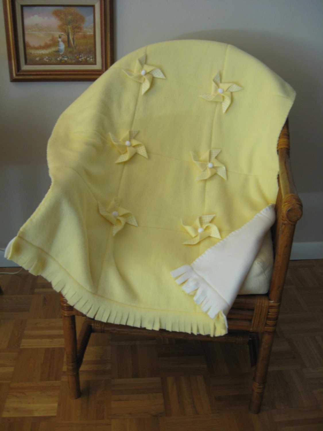 Yellow Pinwheels Blanket