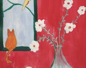 Original Painting, contemporary, Still Life, Colorful, Whimsical