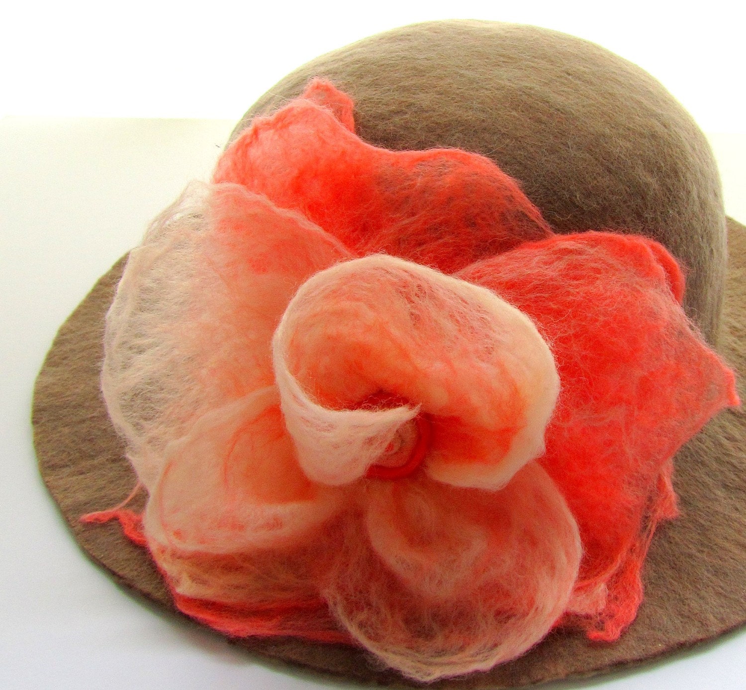 Womans Customizable Wet Felted Cloche Hat: Handmade-to-Order (You Pick the Style & Color)
