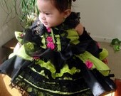 PAGEANT St Patrick all green RUNWAY French Belle Custom size 3/6m 9m 12m 18m 2T 3T 4 5 6 7 8 9 10
