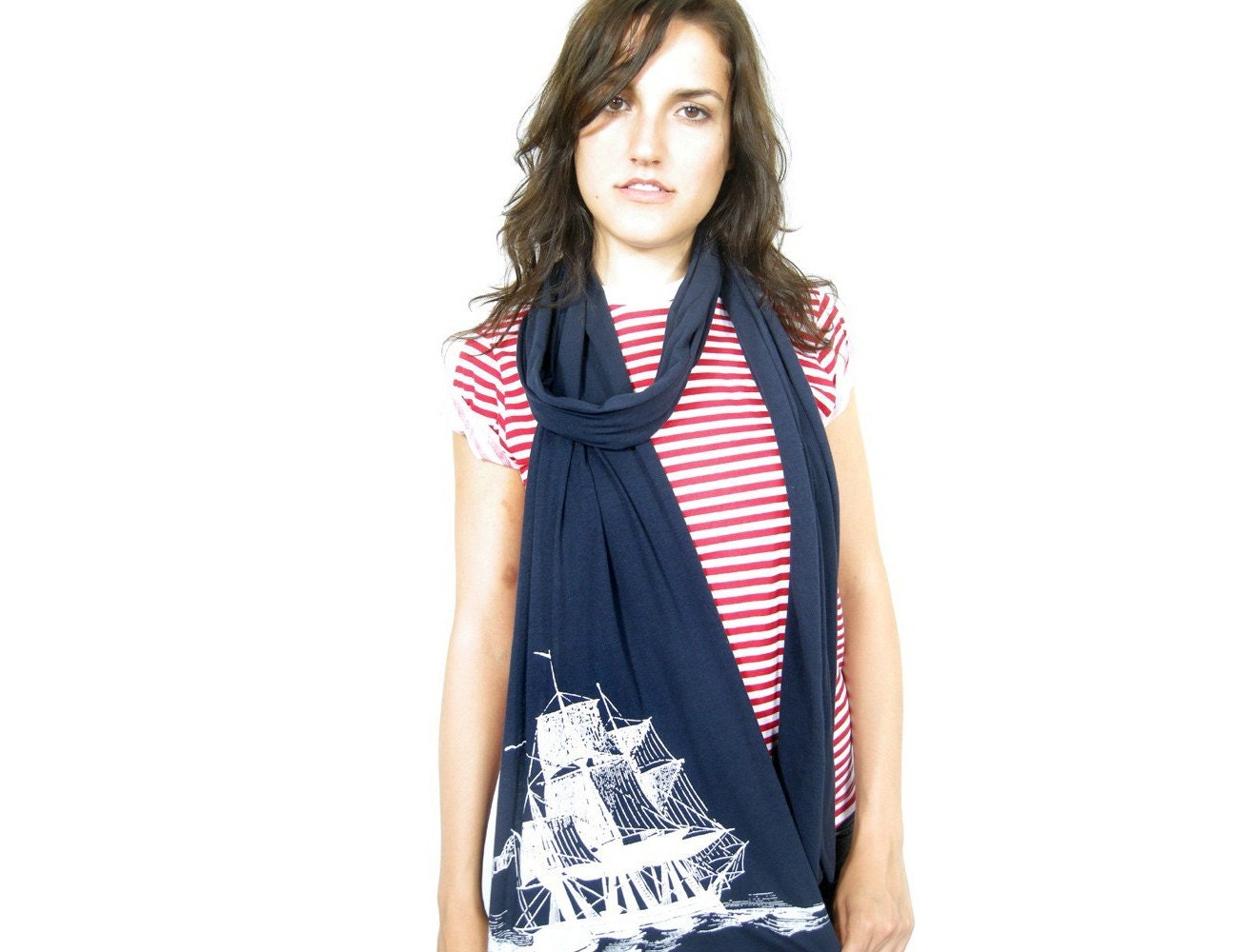 Ship boat nautical extra long Scarf