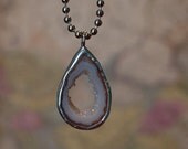 Agate Slice Necklace