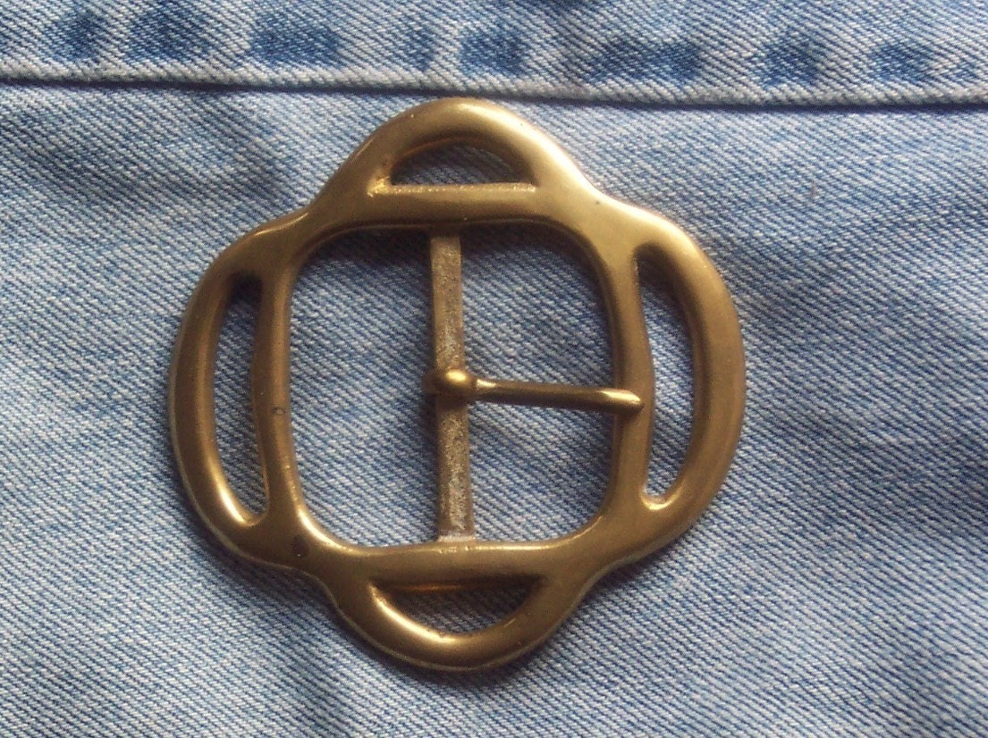 Vintage Brass Belt Buckle