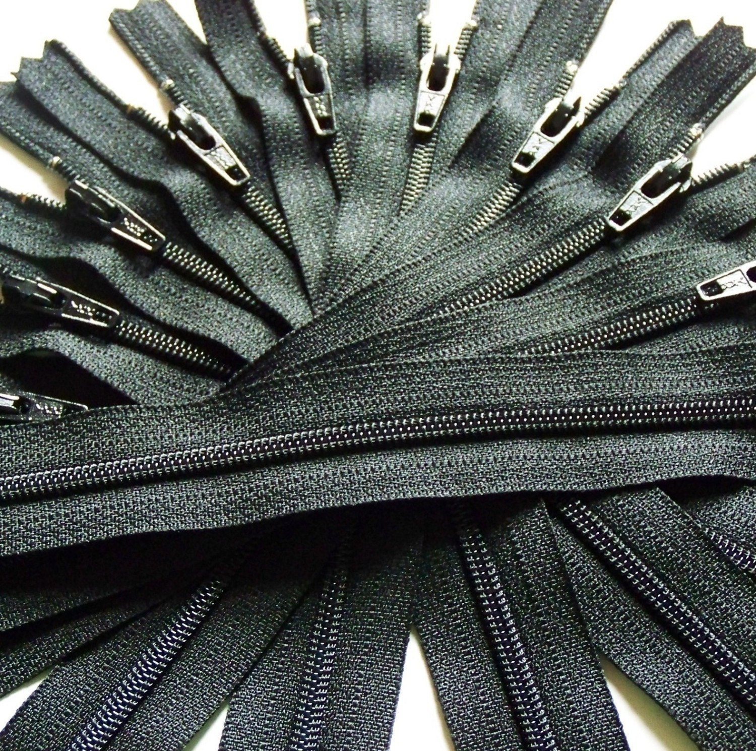 SALE Wholesale One Hundred 16 Inch Black Ykk Dress Zippers Color 580