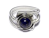 Cyberpunk Jewelry - Ring -  Lapis Lazuli