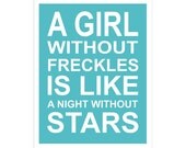 GIRL QUOTE 8x10 inch poster print by Finny and Zook