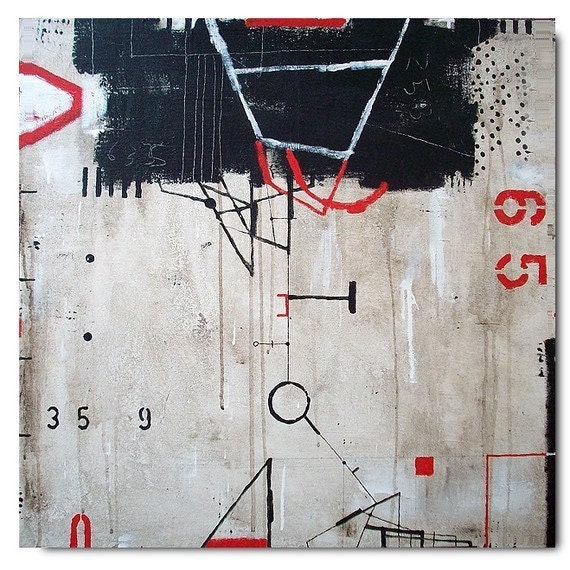 TRAPEZE . Reserved for Lisa. 30 x 30 on canvas