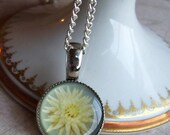 Yellow Flower Pendant Necklace