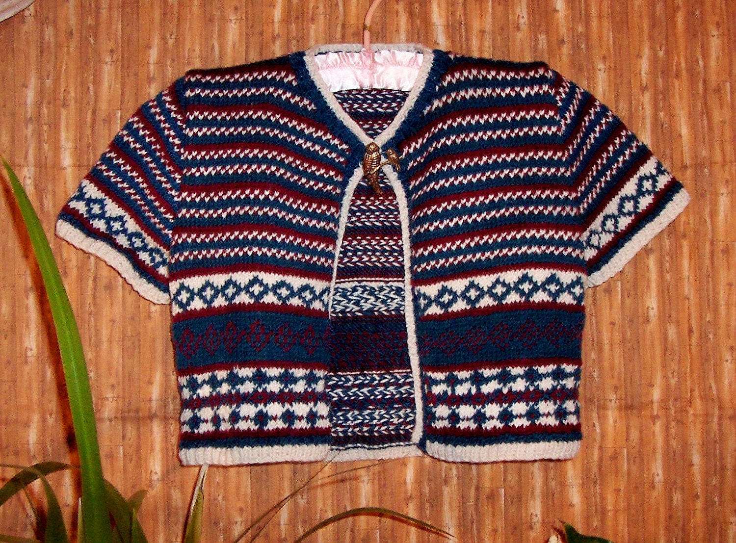 Fair Isle Cropped Bolero