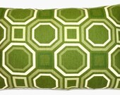 SALE - Retro Verde Accent Pillow