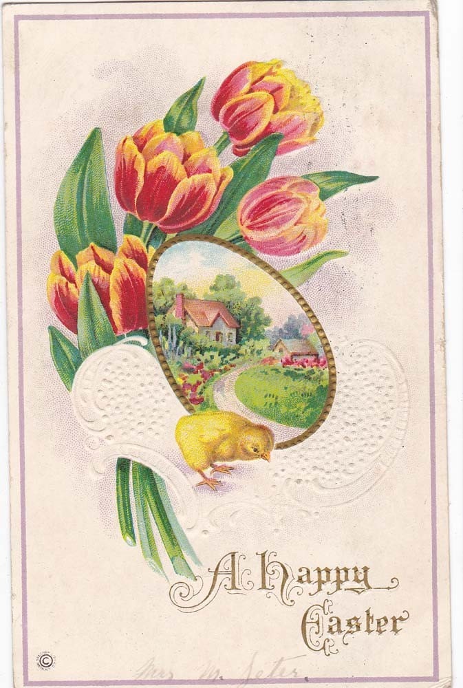 Vintage Easter Post Card Early 1900s epc432