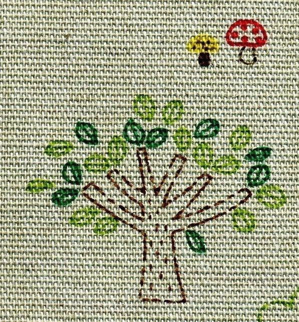 Kawaii Little Forest Green  -  EK-QS29108B