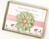 Luxury Spring Flowers Boxed Wedding Invitation - Prairie Dance