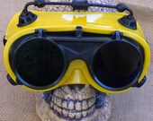 Steampunk Goggles Glasses  lenses loops cyber---RARE-----Time Travel Crazy Scientist's Oculo-Vision Tool
